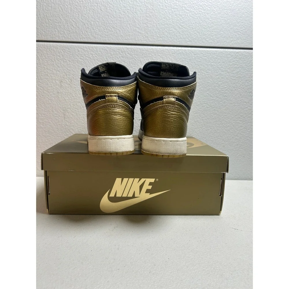 Air Jordan 1 Retro High OG GS Metallic Gold Black 6.5w (5y) #2745
